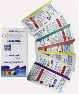OEM Royal Jelly Male Enhancement Kamagra Oral Jelly Rx 100mg 1 Week Pack
