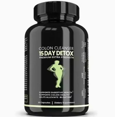 Colon Cleanser Detox Capsules 15 Day Fast Acting Cleanse Diet Pills Detox Capsule Probiotic Digestive Enzymes Detox Supplement