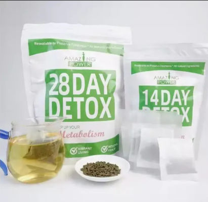 Organic Moringa Slim Tea Natural Herbal Formula Flat Belly Colon Tea For Women