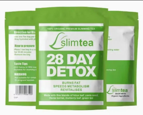 Custom Weight Loss Tea Bag Best Slimming Fast 28 Days Detox Flat Tummy Fit Green Herbal Slim Tea