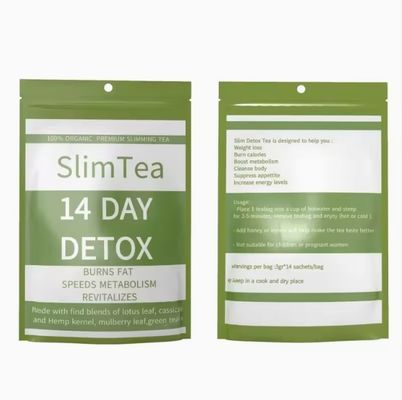 14 Day Detox Green Tea Detox Tea Bag Organic Lose for Flat Belly Detox Tea
