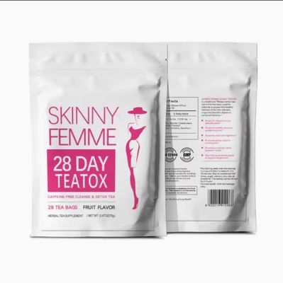 Organic 14 Day Skinny Tea Shaped Skinny Detox Slimming Tea Bags Detox Tea
