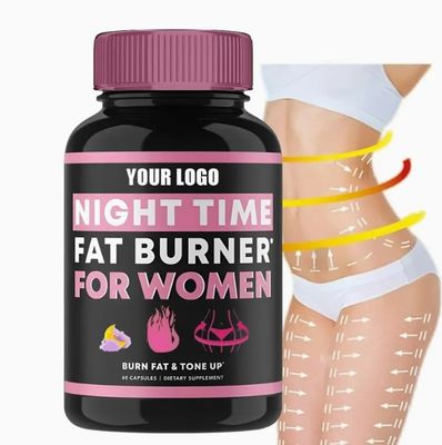 Night Time Cleanse Slimming Herbal Pills Belly Fat Burner Supplement Capsules For Detox