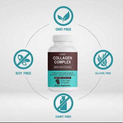 Customised L Glutathione And Vitamin C Tablets With Collagen Whitening Capsules