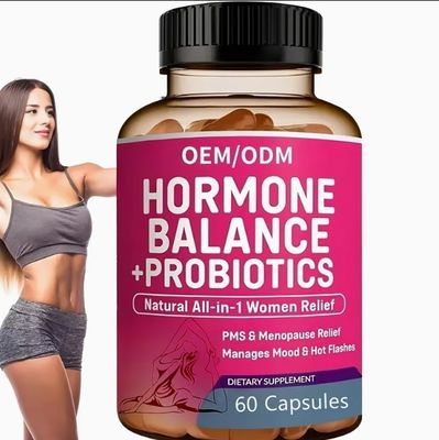 Women Probiotics Capsules Hormone Balance Supplement For Helps Relieve Pms Symptoms