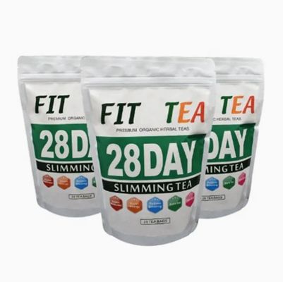 Custom Logo Label Chinese Herbal Fiber Slimming Detox Tea 28 Day Effective weight loss
