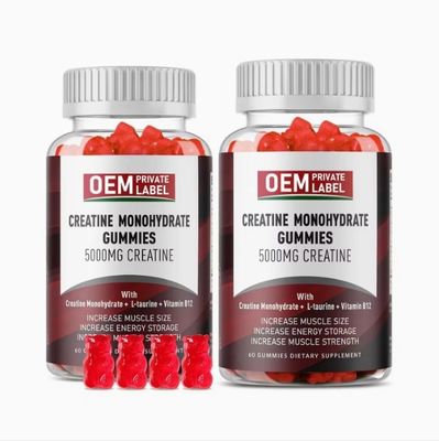 Creatine Muscle Building Gummies Sport Pre Workout Muscle Recovery Supplements