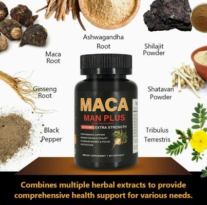 Premium Premium Organic Maca Root Capsules for Natural Energy Boost
