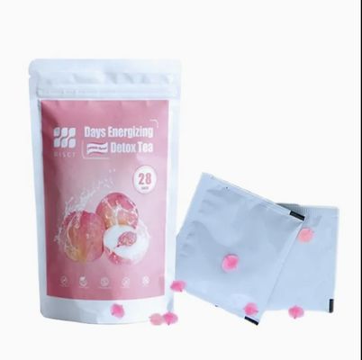 Organic Weight Loss Detox Tea  Custom Logo Belly Fat Burner Peach Flavor