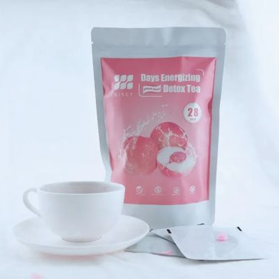 Custom Logo Belly Fat Burner Organic Weight Loss Slimming Detox Tea with Peach Flavor