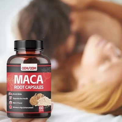 OEM/ODM Black Maca Capsules Anti Fatigue Replenish Energy Powerful Supplement for Male- Maca Products