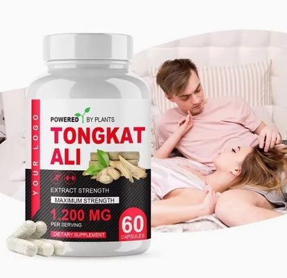 OEM/ODM Natural Maca Tongkat Ali Root Extract Supplements Supports Male Power and Stamina Vitality Capsules