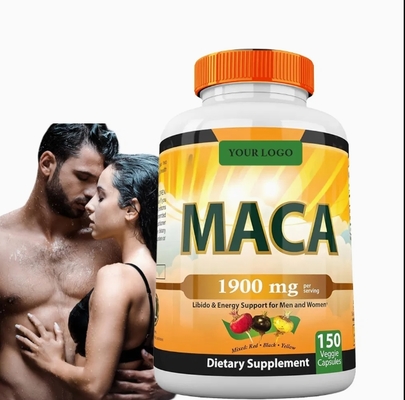 Private Label Support Peak Performance Supplement Organic Ultimate Black Maca Capsules-Maca Products