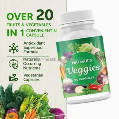 Health Healthy slimming Vegetables Dietary Fiber Supplement Fruits and Veggies Capsules