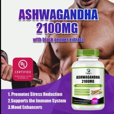 Ausreson OEM  natural extract Supplements  Ksm-66 Organic Capsules  work out