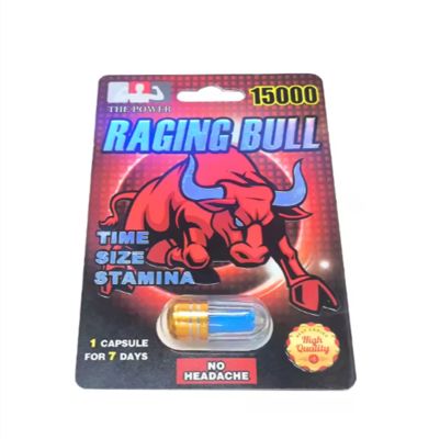 OEM Wholesale Raging Bull 15000, Male Enhancement Capsules, Male Stamina Booster Male Enhancement Capsules USA Private Label